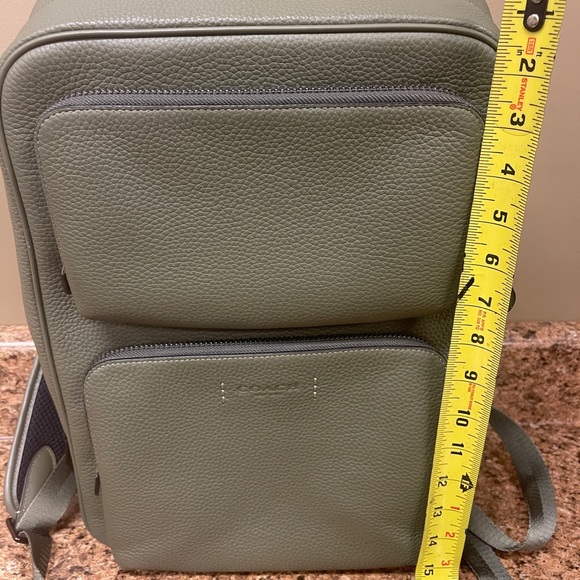 COACH Gotham Backpack. Army Green. - Picture 6 of 7
